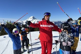 Pierre-Paul Genevard, moniteur de ski à l'Ecole Suisse de Ski (ESS) de Torgon